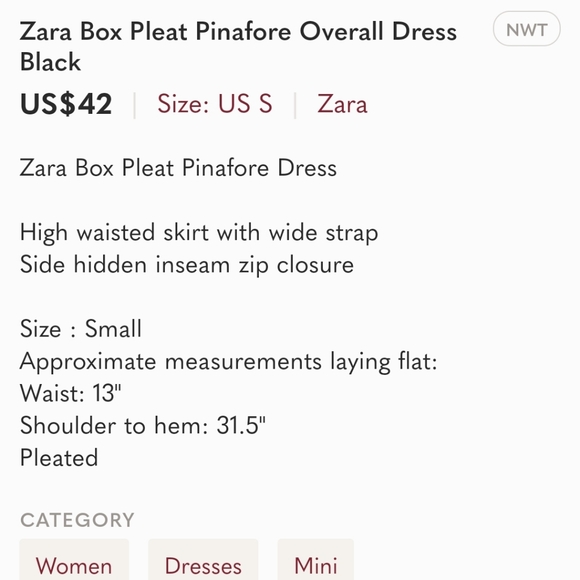 COPY - Zara overall dress - Picture 6 of 6